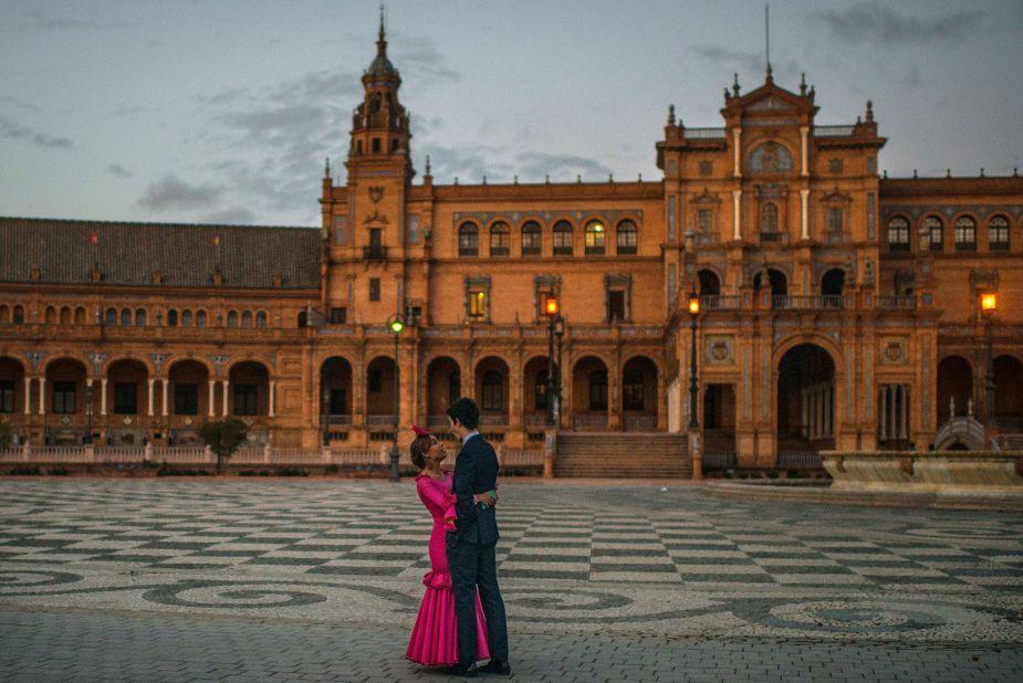 <strong>Seville: </strong>This Andalusian metropolis is colorful and vivacious -- home to festivals and celebrations, including the Feria de Abril, pictured.