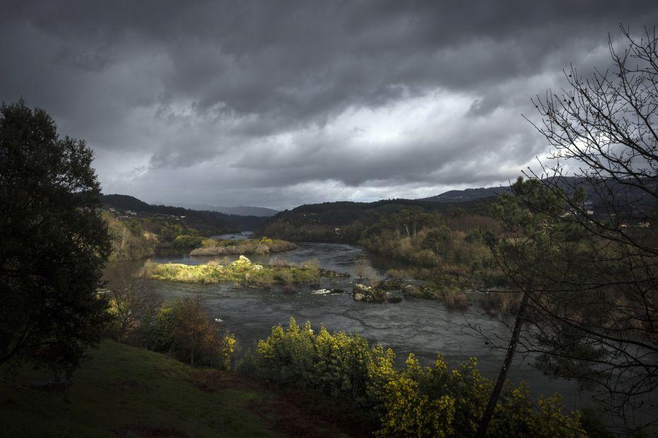 <strong>River Minho, Arbo, Galicia: </strong>The green hills of Galicia are home to the River Minho, where fisherman catch delicious seafood.